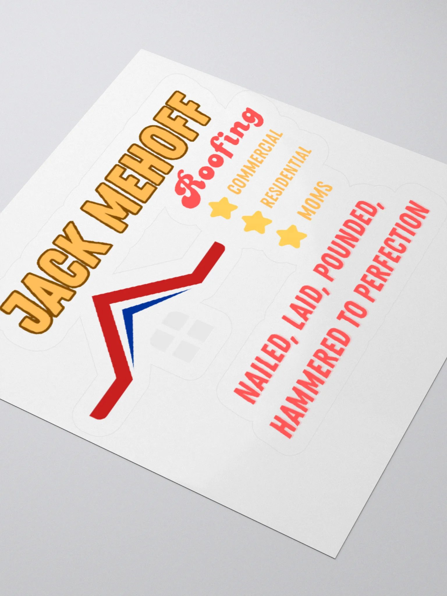 Jack MeHoff Roofing Sticker product image (9)
