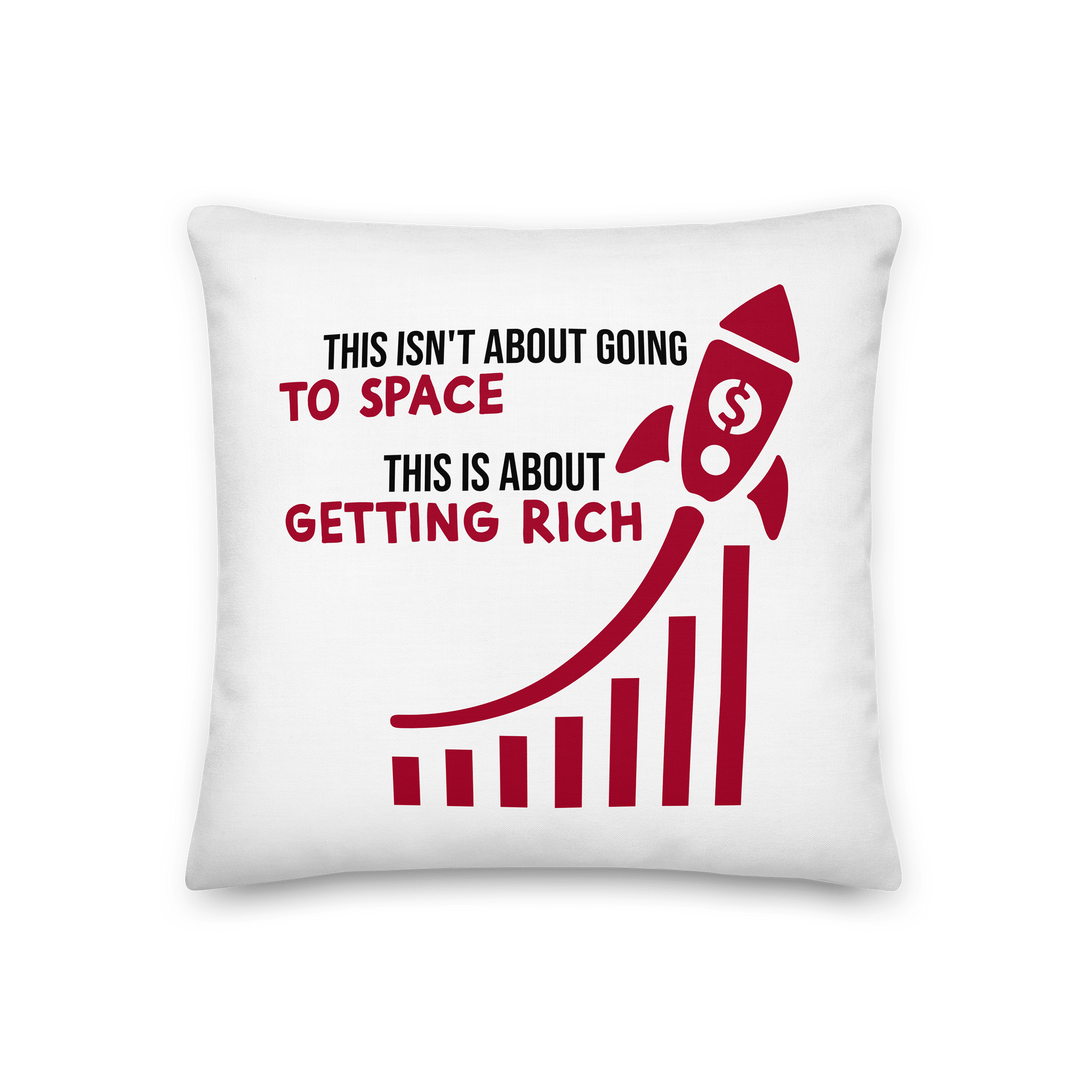 Getting Rich Pillow product image (1)