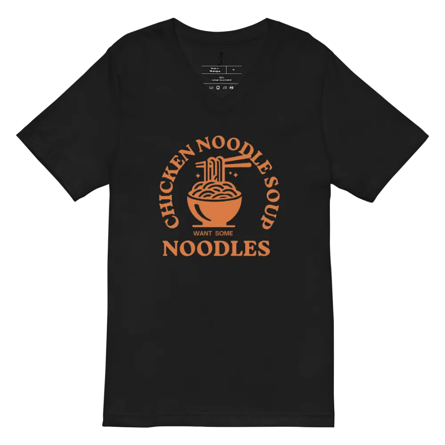Savory Noodle Delight V-Neck Tee product image (3)