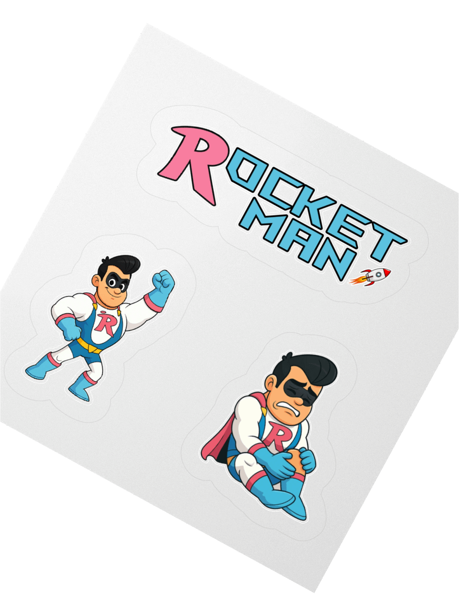 Rocket Man Stickers product image (7)