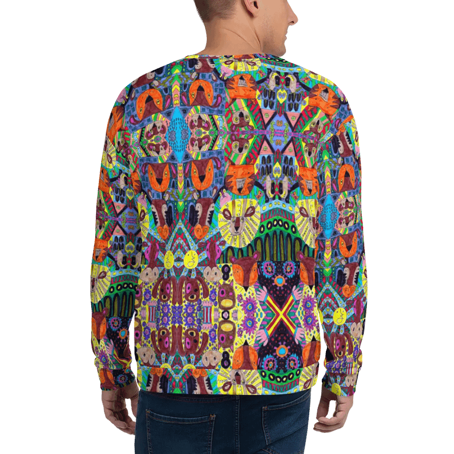 Abstract Doodle Animals Unisex Sweatshirt product image (11)