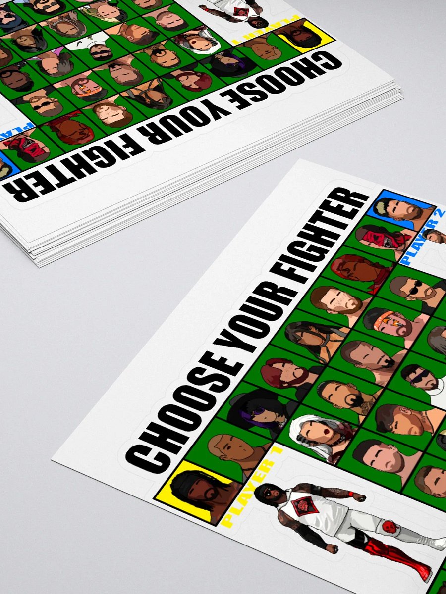 PEPW Choose Your Fighter Judah x Flynn Sticker product image (4)