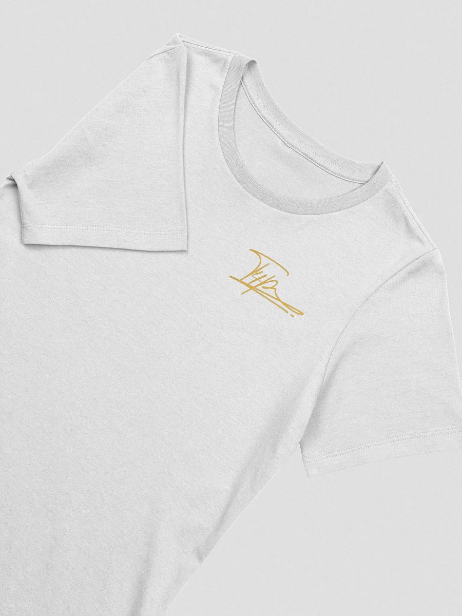 T4P T-shirt White/Goldenrod (Bella+Canvas Women's Supersoft Relaxed-fit) product image (2)