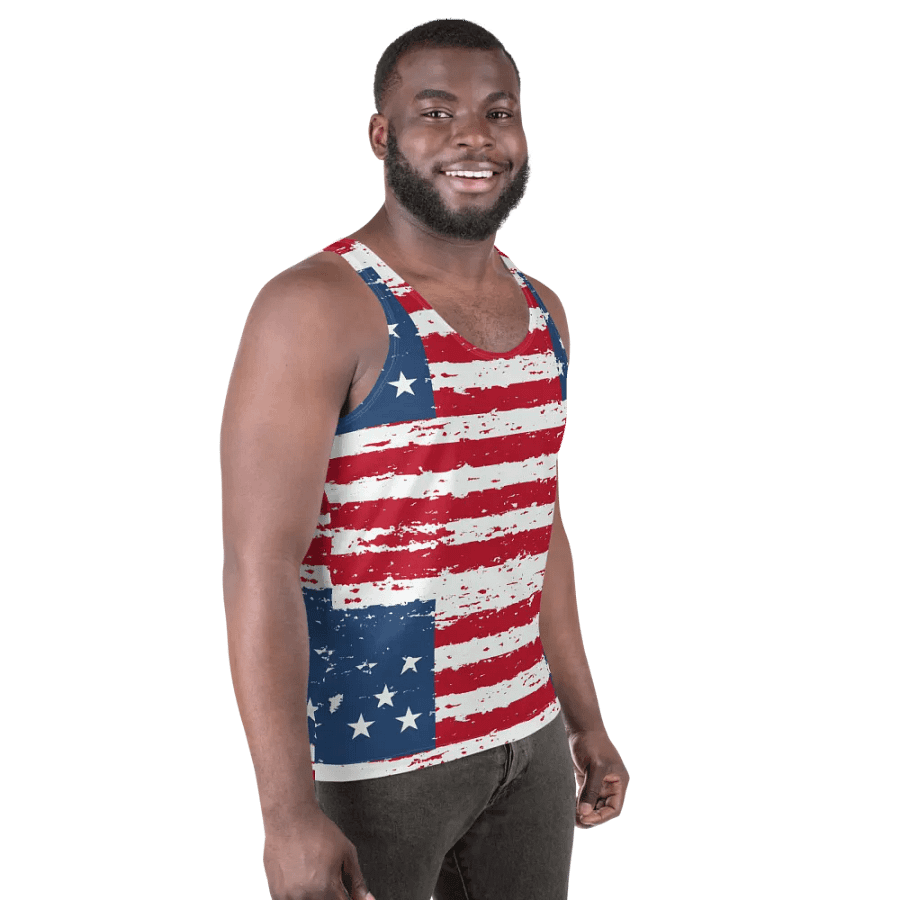 Geaux 31 (On Back) Vintage Flag Style Men's Tank Top product image (7)