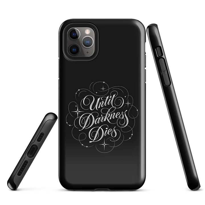 Until Darkness Dies (swirls design) iPhone Case product image (1)