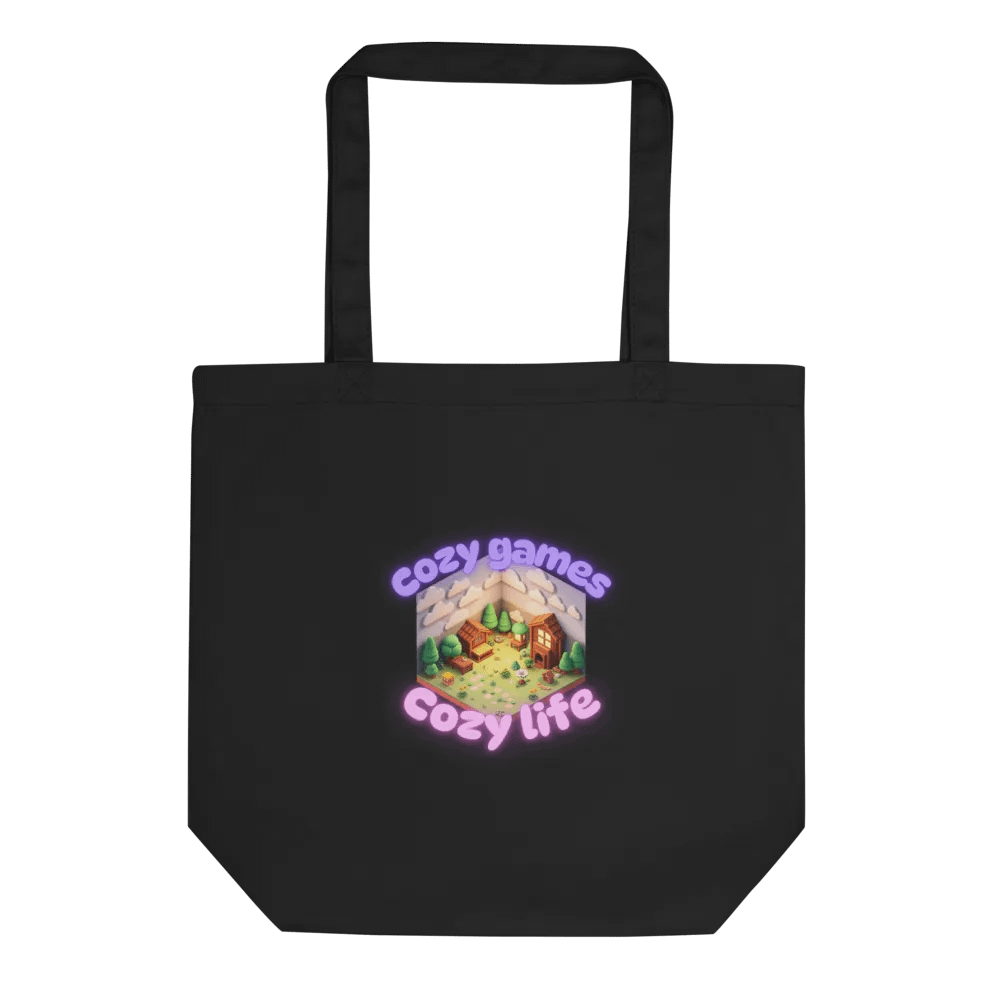 Cozy games, cozy life eco-friendly tote bag for gamer girls product image (2)