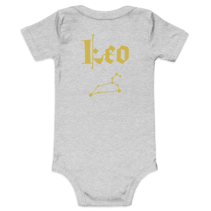 Golden Leo Circle Baby Onesie product image (11)