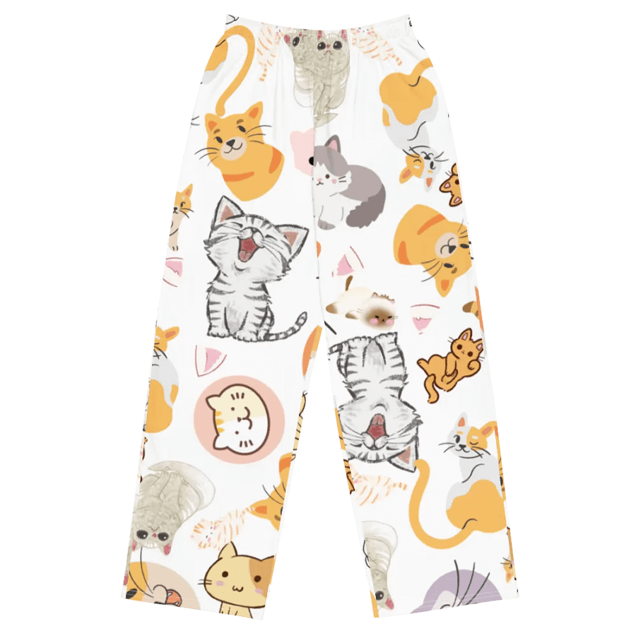 Funny laughing cute cats pattern product image (1)