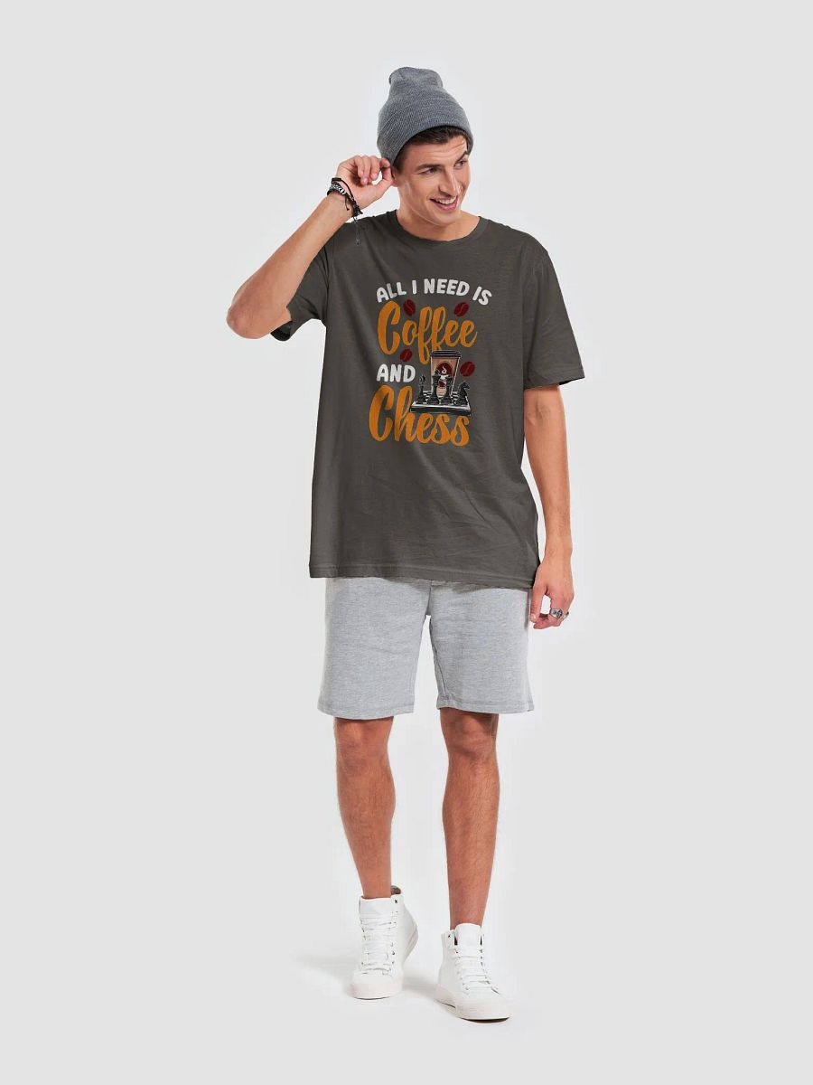 All I Need is Coffee and Chess – Stylish T-Shirt for Coffee-Drinking Chess Fans product image (7)