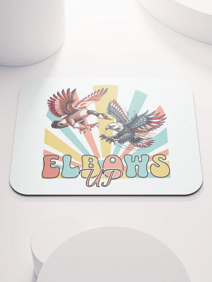 Elbows Up Canadian Goose Vs American Eagle Dynamic Mouse Pad product image (2)