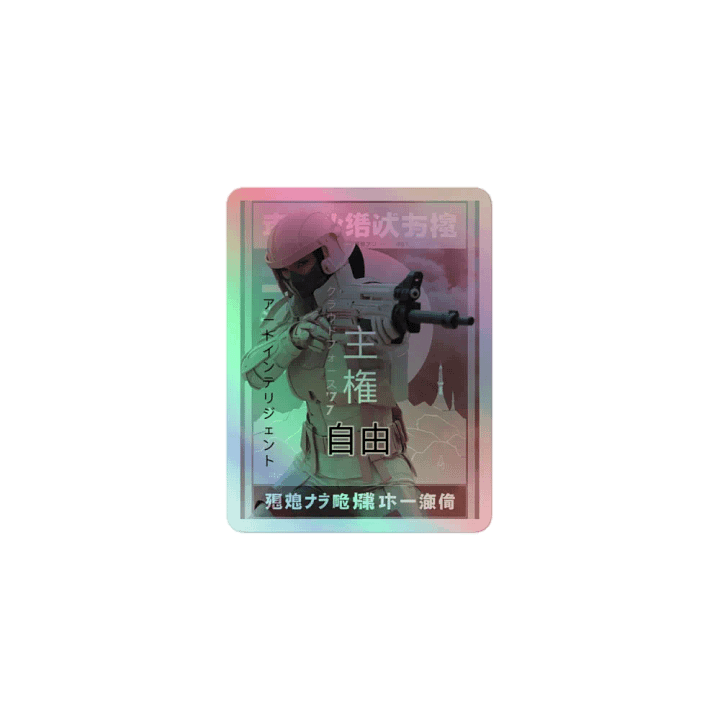 クラウドフォース '77 ホログラフィックステッカー product image (1)