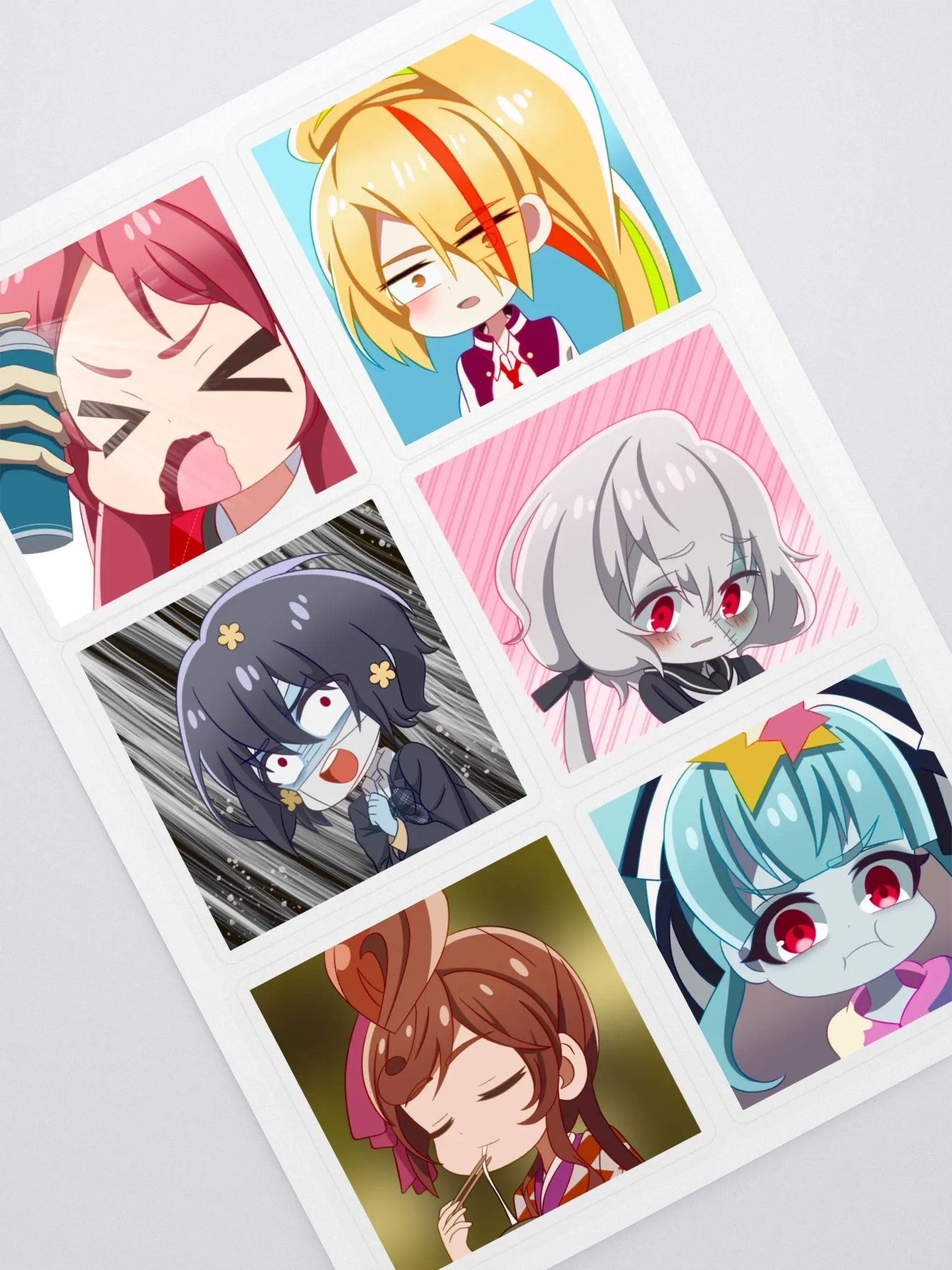Zombieland saga Anime Chibi Sticker Sheet product image (1)