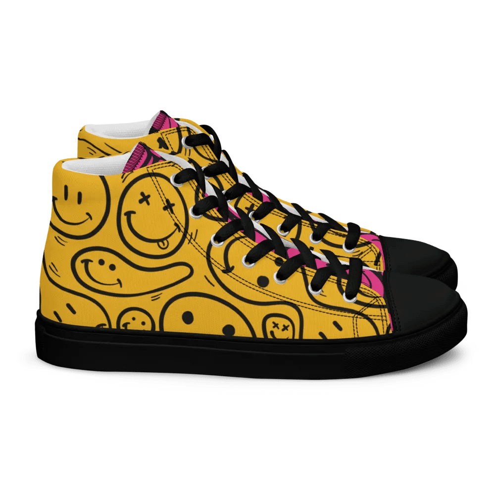 Women's High Top Canvas Shoes: 