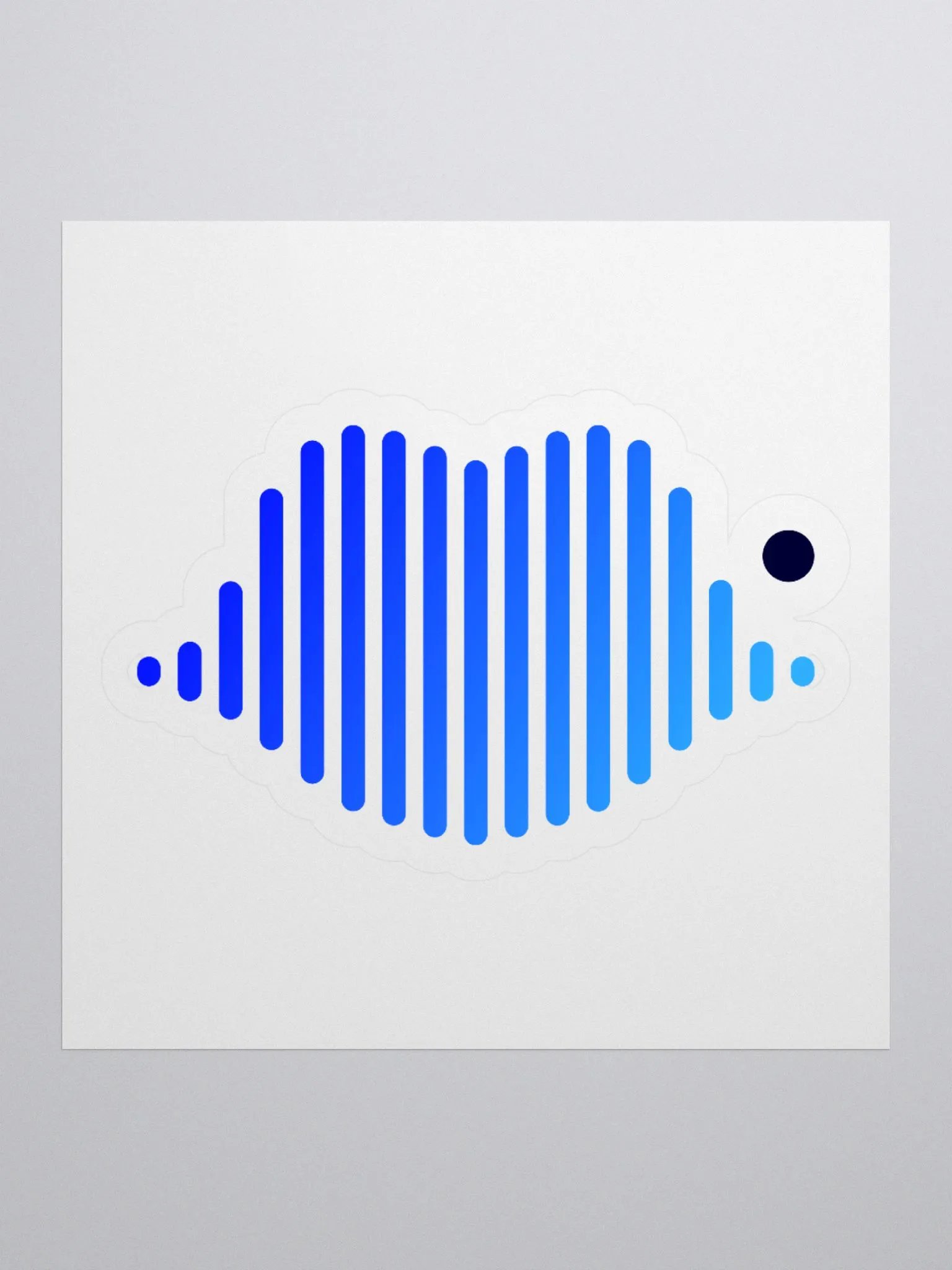 Under Covers Audio Blue Lips Sticker product image (2)