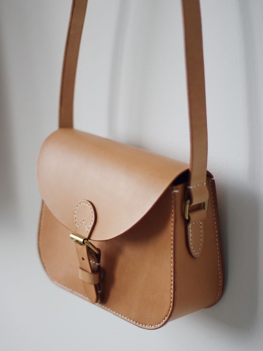 Vegetable Tanned Leather Saddle Bag - Small product image (11)
