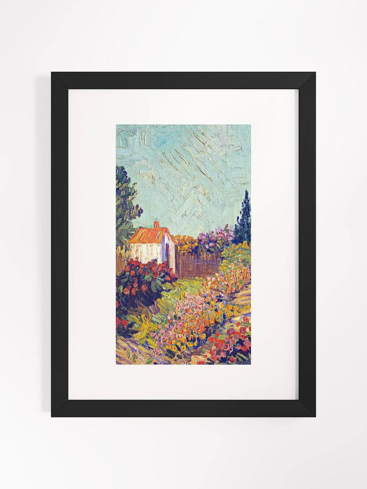 "Serenity Gardens" Framed Matte Poster product image (1)