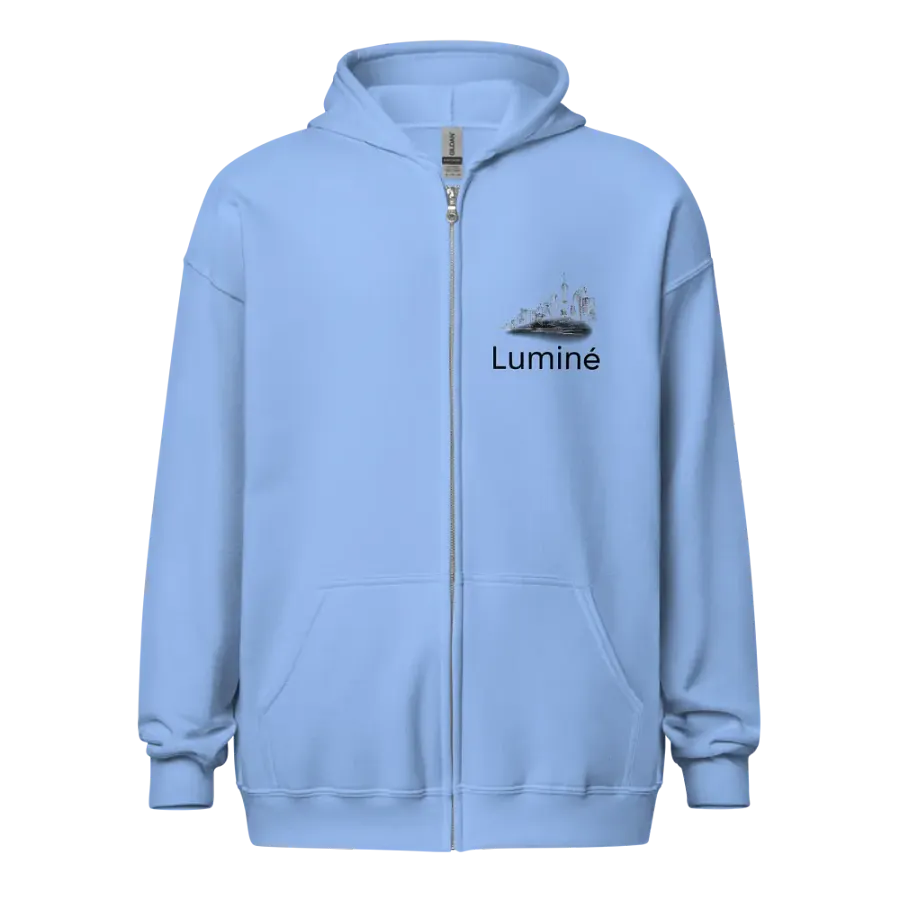 Luminé Light Gildan Heavy Blend Zip Hoodie product image (1)