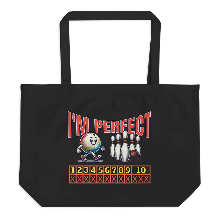 Im Perfect Bowling Strike Eco Tote product image (1)