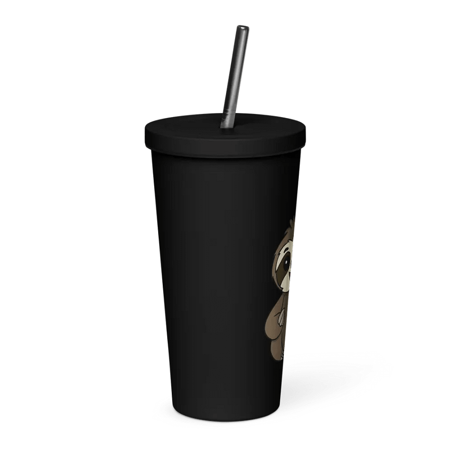 Insulated Tumbler with a Straw - Wave product image (8)