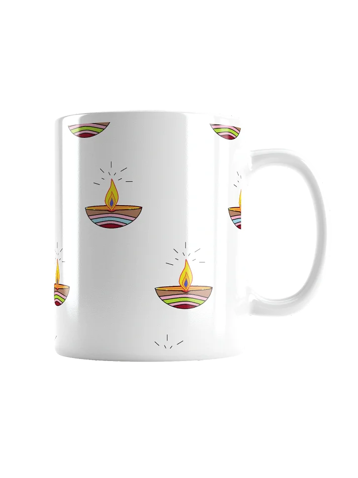Festive Flame White Mug product image (4)