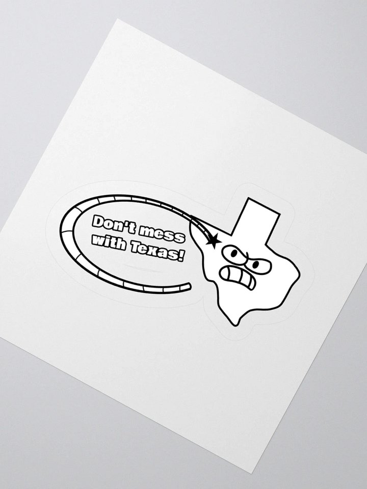 Don't mess with Texas! sticker product image (2)