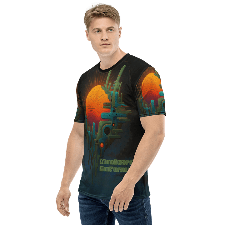 Galactic Sunset Circuitry Tee – MindScape Emporium Edition product image (2)
