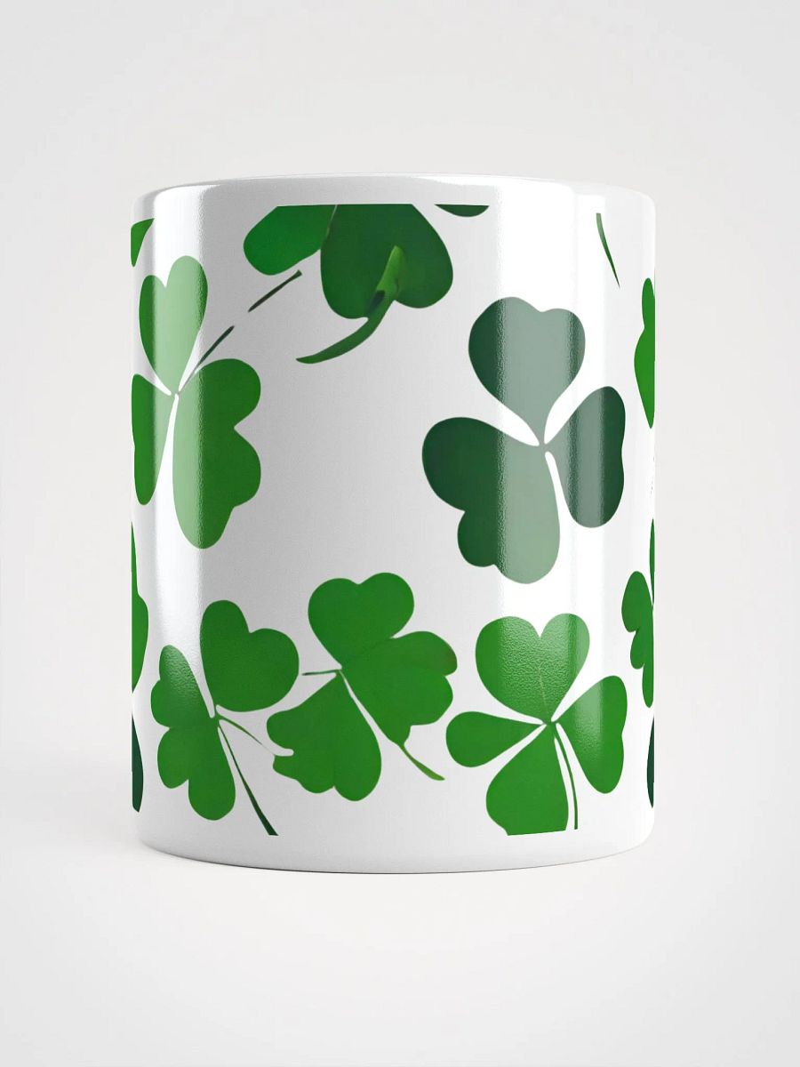 Clover Leaf Artistic Design White Mug product image (14)