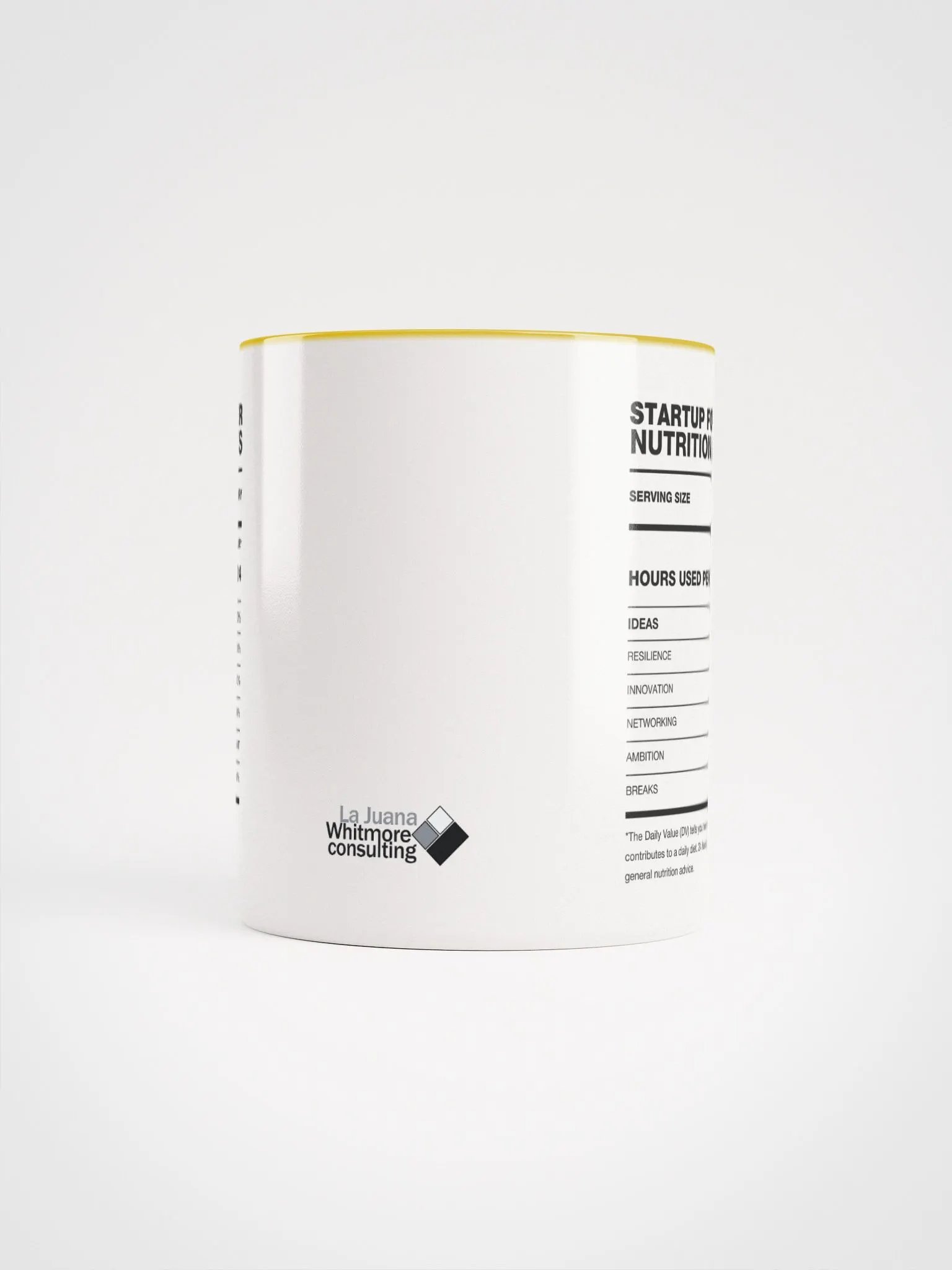 STARTUP FOUNDER Nutrition Facts Ceramic Mug product image (5)