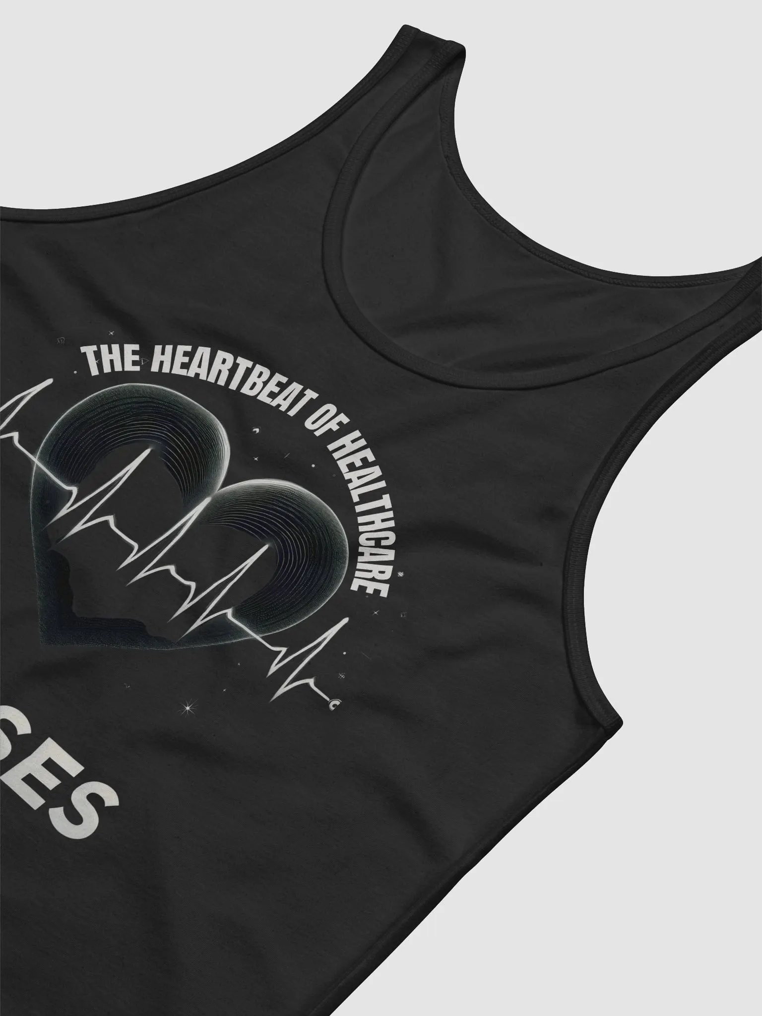 EKG Heartbeat Nurses Tank product image (6)