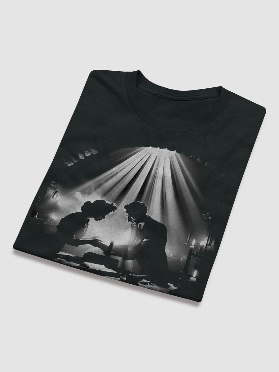 Noir Secrets: The Attic Conspiracy (Front Print Womens Tee) product image (5)