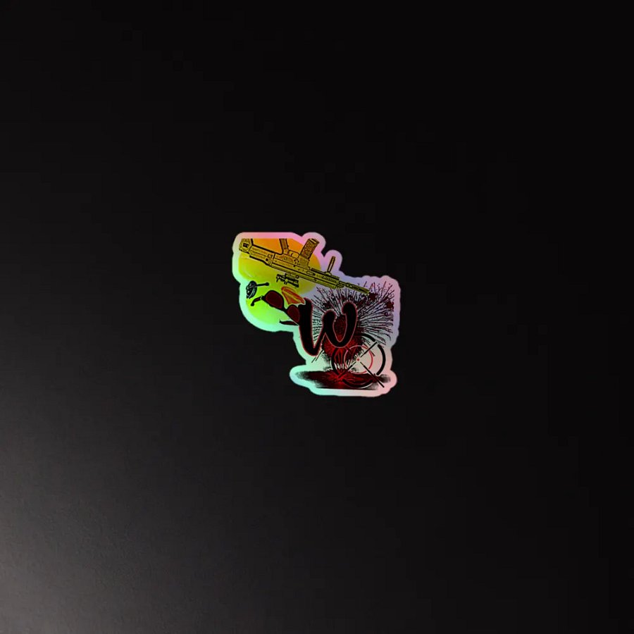 Wakequake Holo sticker product image (2)