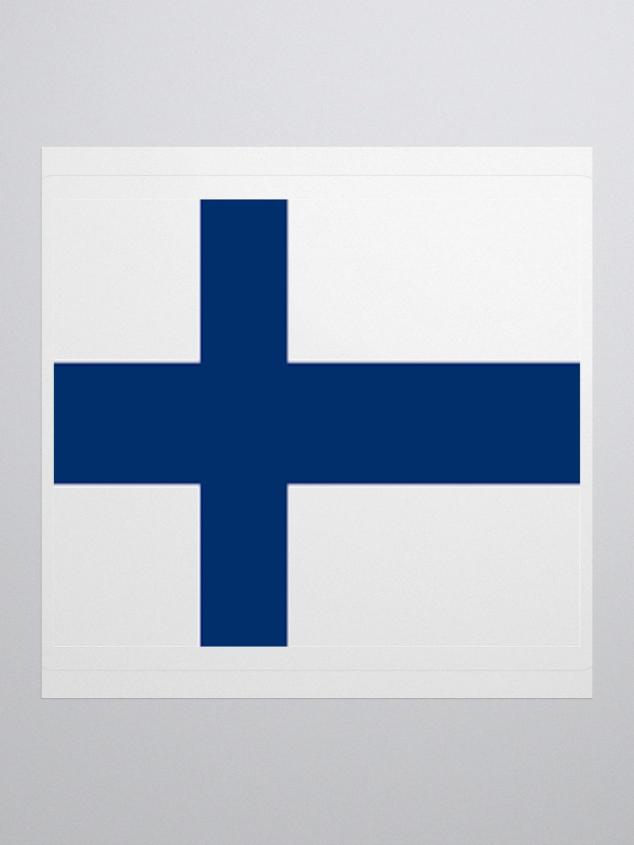 Finland Flag Sticker | Nordic Cross Design | Durable Vinyl | 3 Sizes product image (2)