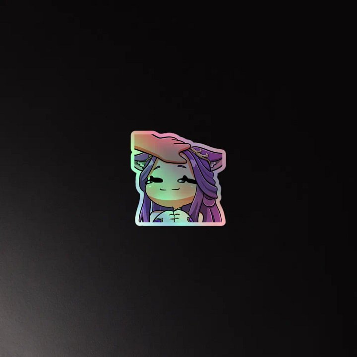 Lunarya Moonbright - HEADPAT - Holographic Sticker product image (2)