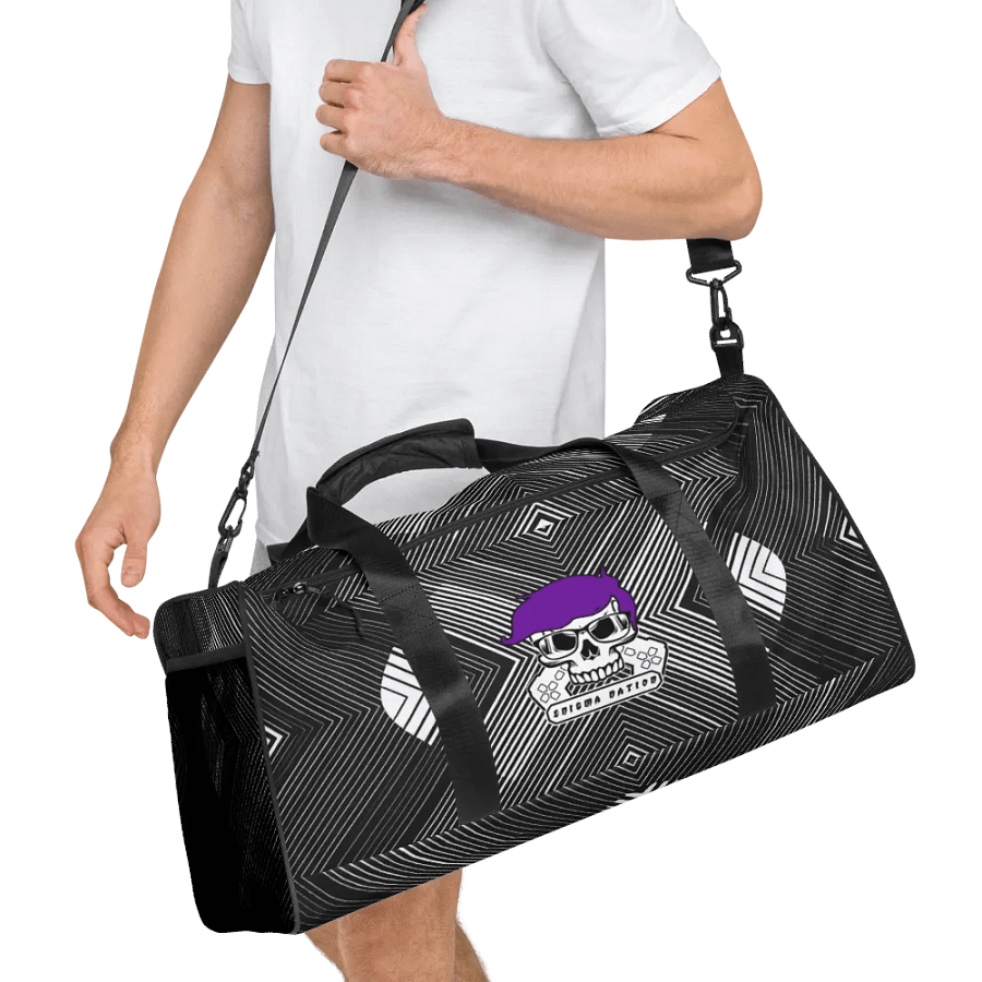Enigma Nation All-Over Print Duffle Bag product image (2)