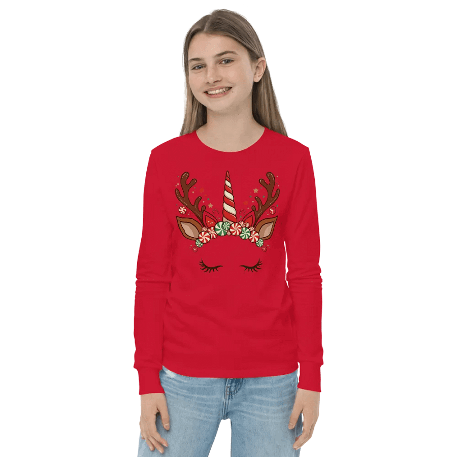 Candyland Antler Unicorn Red product image (2)