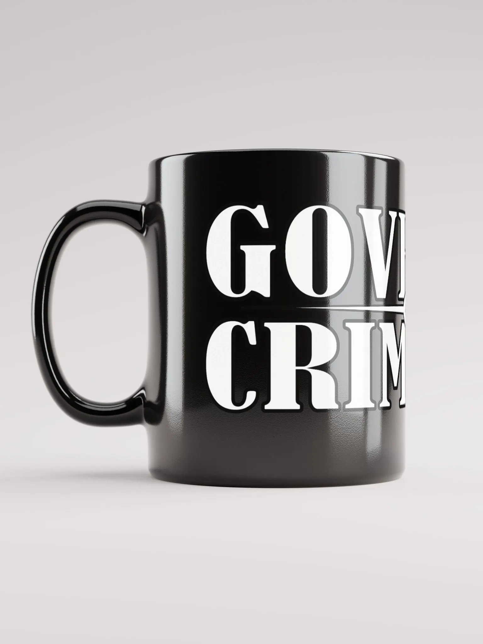 Governed By Criminals - Black Glossy Mug product image (1)