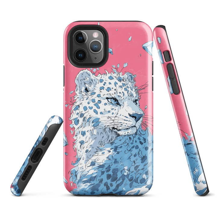 Snow Leopard Pink - Tough Phone Case product image (1)
