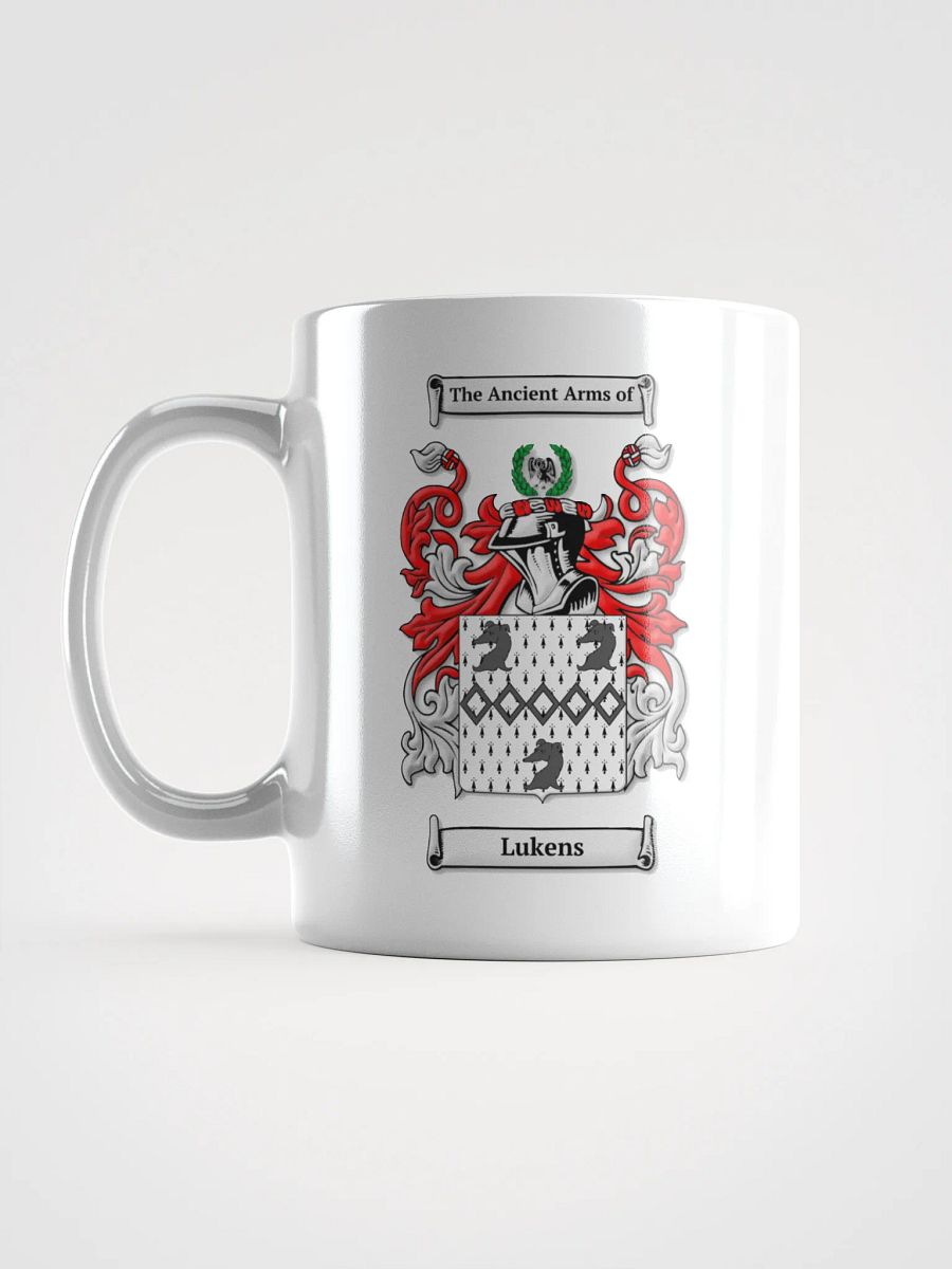 Lukens Family Crest - White Mug product image (2)