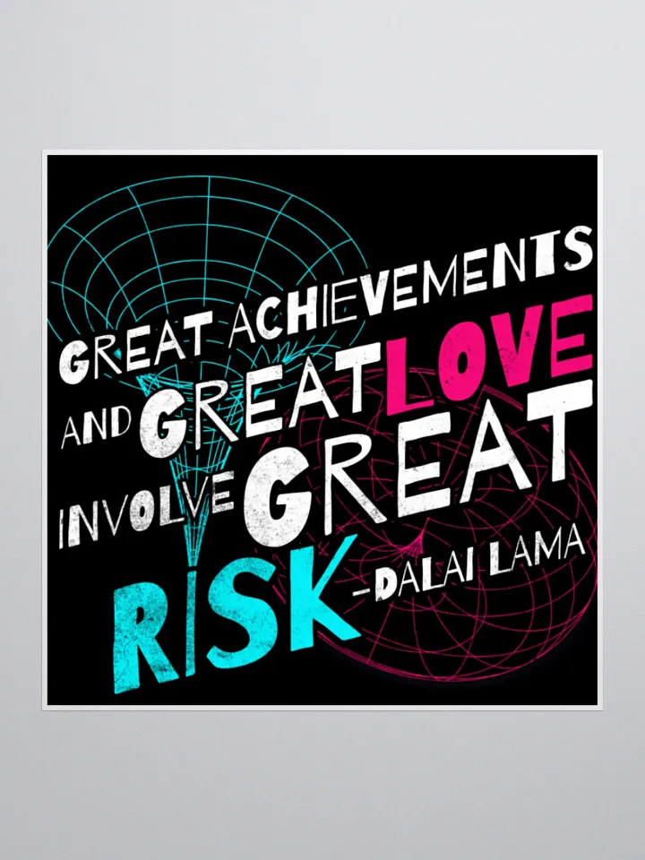 Risk & Love Quote Sticker Set product image (1)
