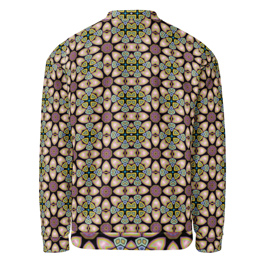 Fractal Batik Purple Bomber Jacket product image (2)