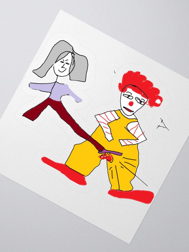 Ron Mcdonald Kicked Sticker product image (4)