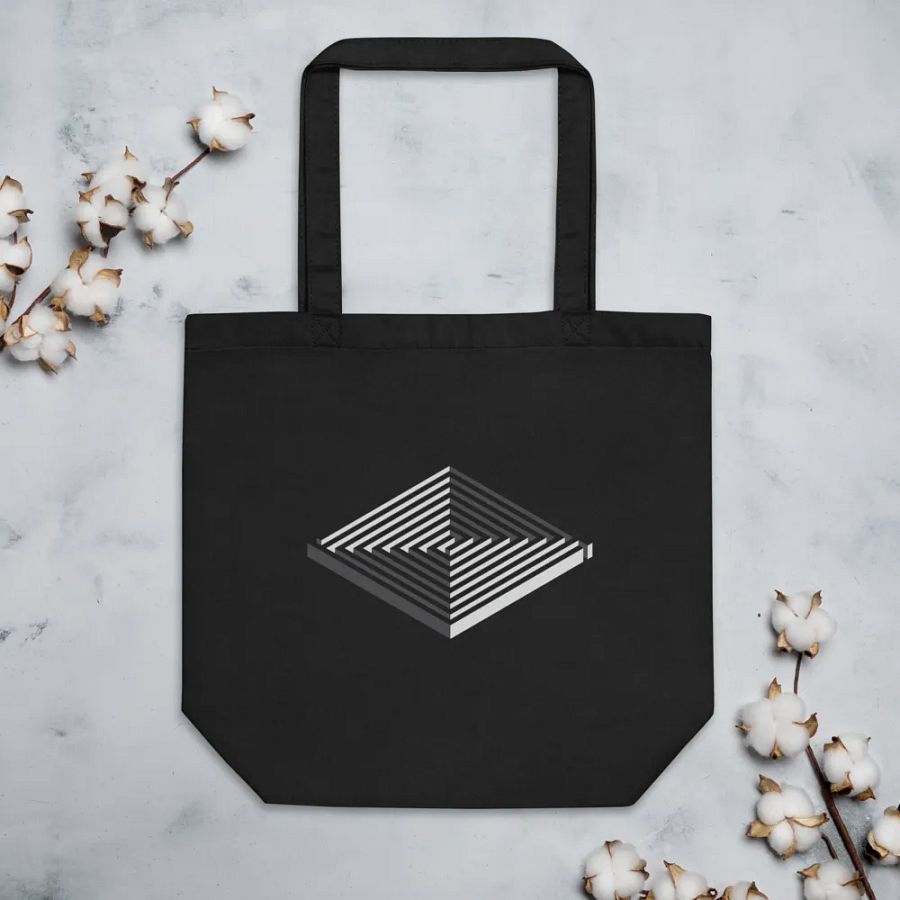 Spiral Maze Eco-Friendly Tote Bag product image (4)