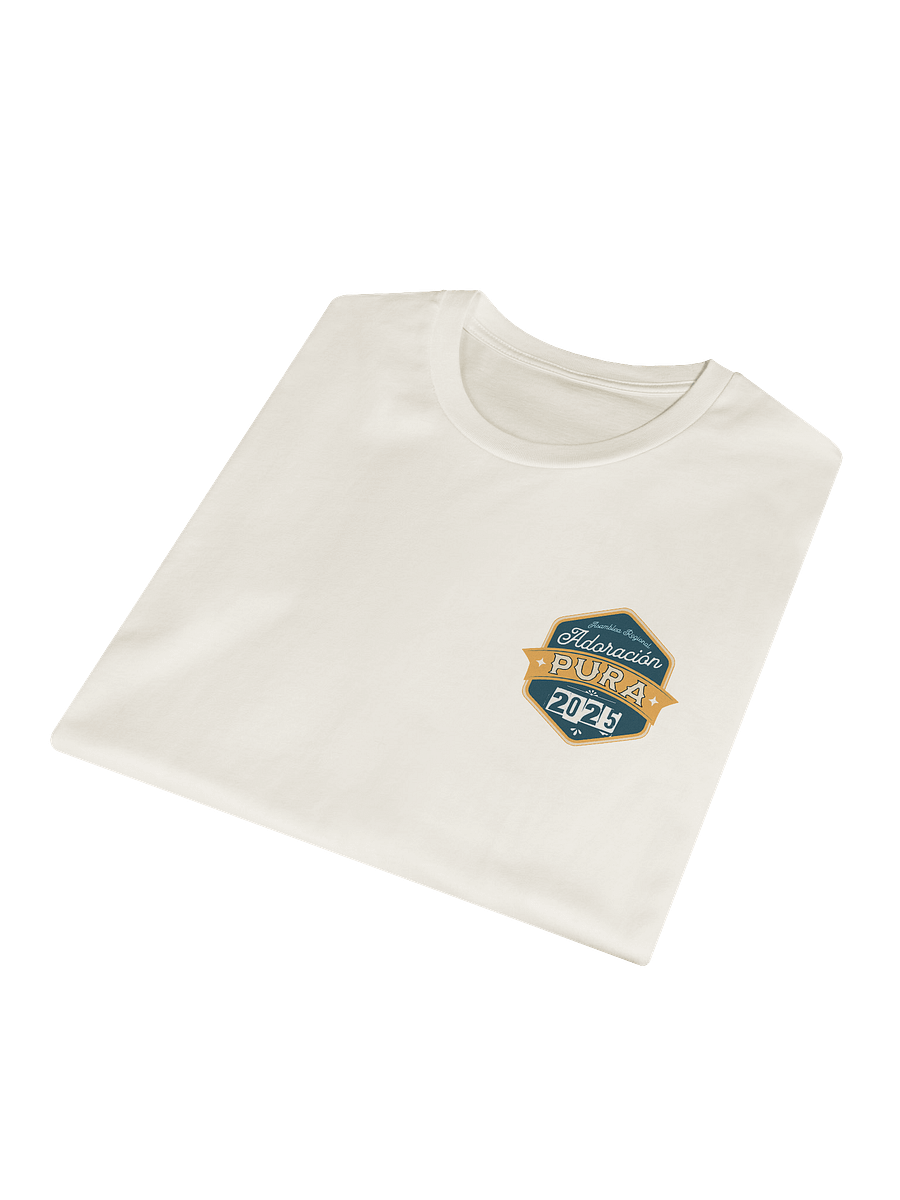 2025 "Adoración Pura" Asamblea Regional Retro Badge T-Shirt product image (2)