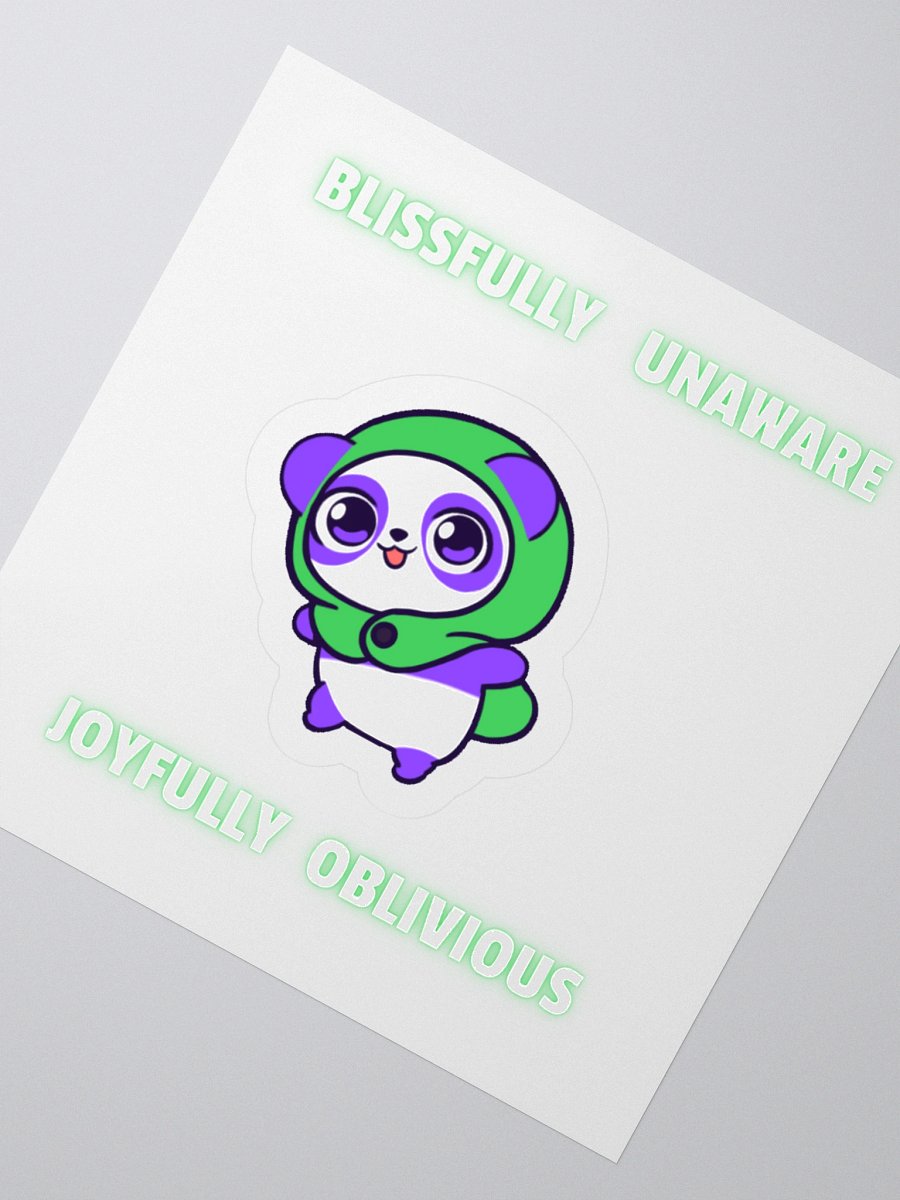 Blissfully Unaware Sticker product image (5)