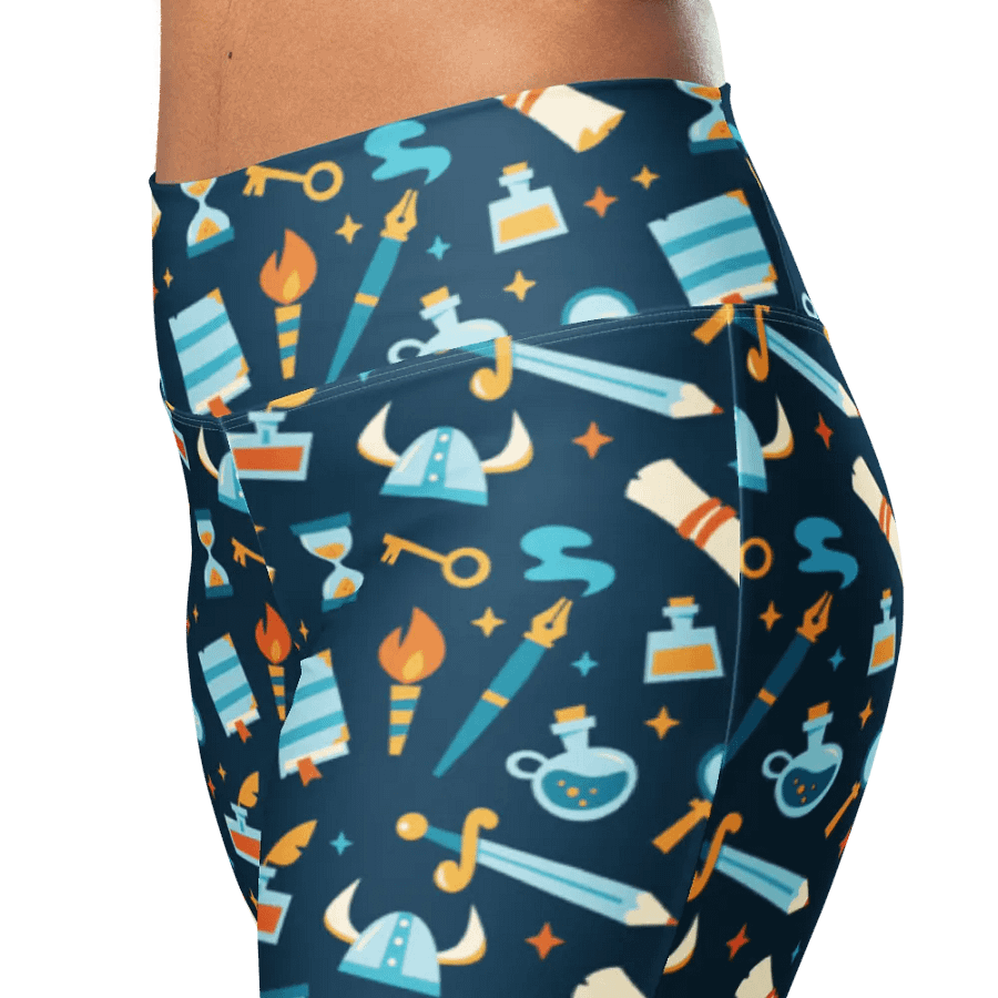 NaNoWriMo Icon Print Leggings product image (1)