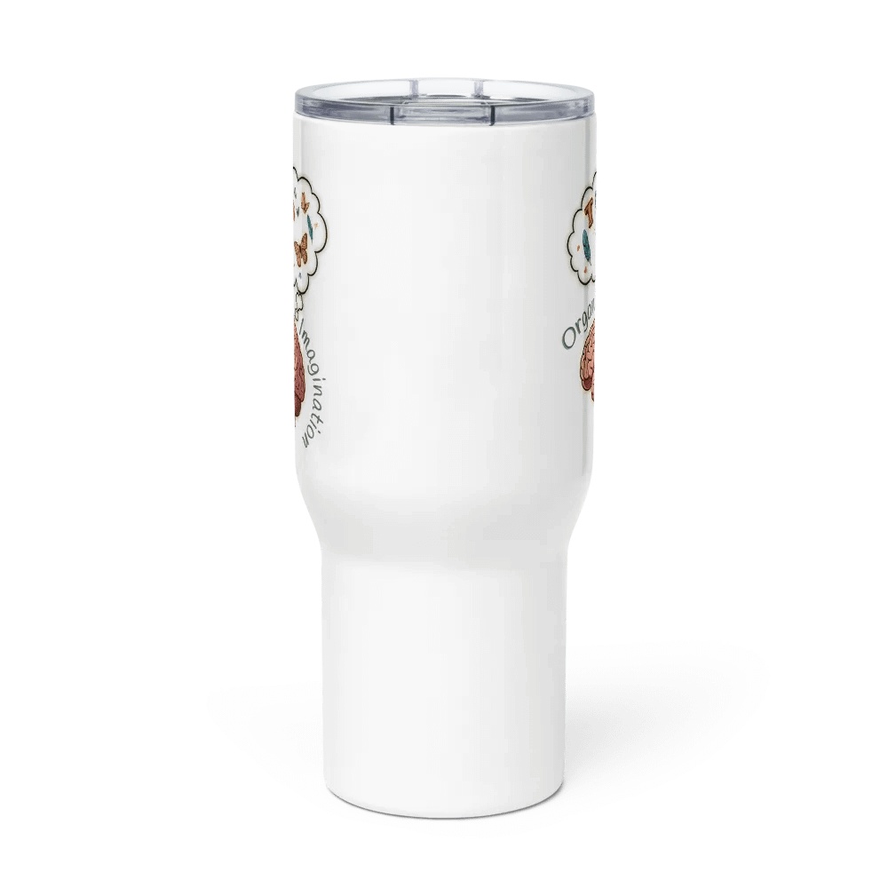 Organized Imagination Travel Mug with a Handle product image (3)