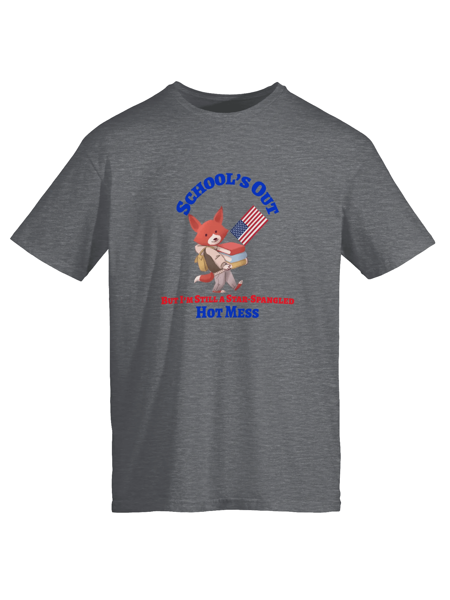 Hot Mess Fox Unisex T-Shirt product image (3)
