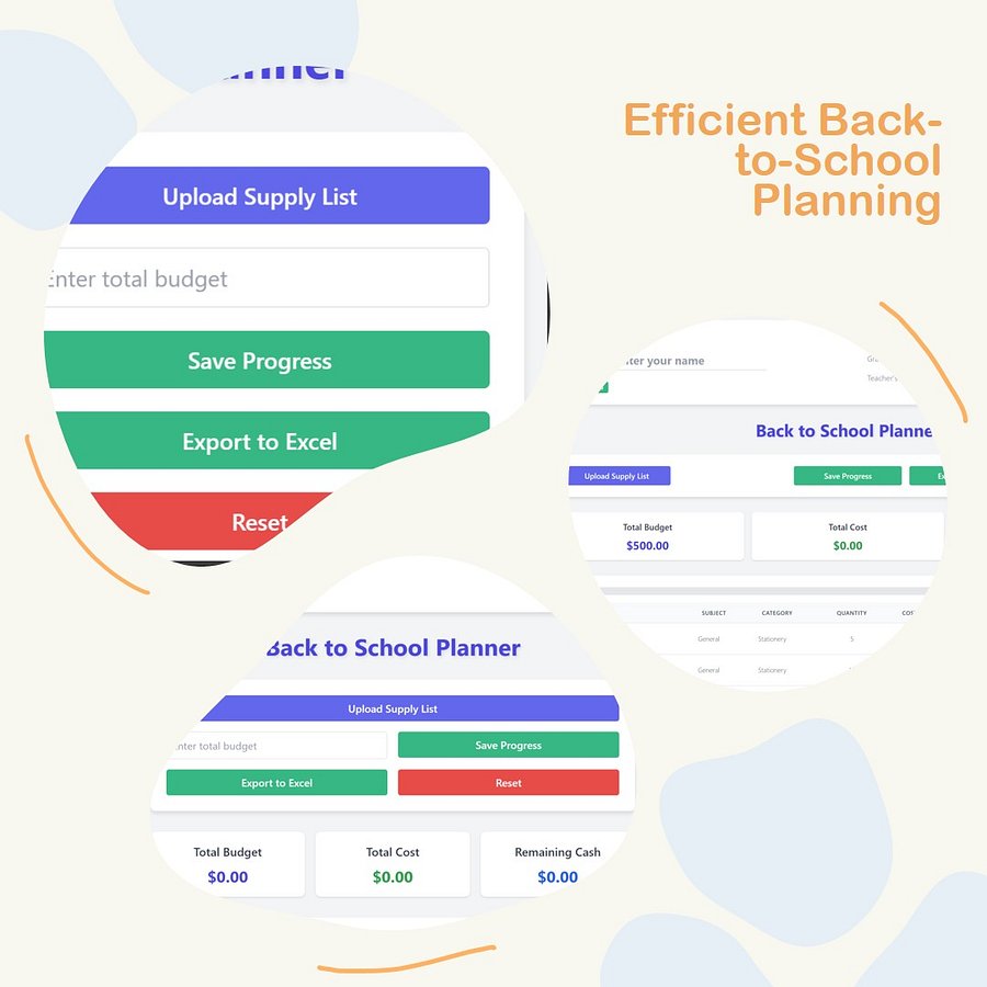 Streamline Your Back-to-School or Any Supply List with Our Efficient Planner Web App [Digital Download] product image (1)