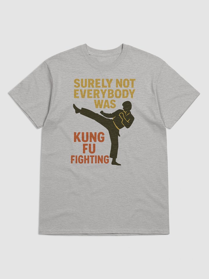 Surely Not Everybody Was Kung Fu Fighting Funny Graphic Tee product image (3)