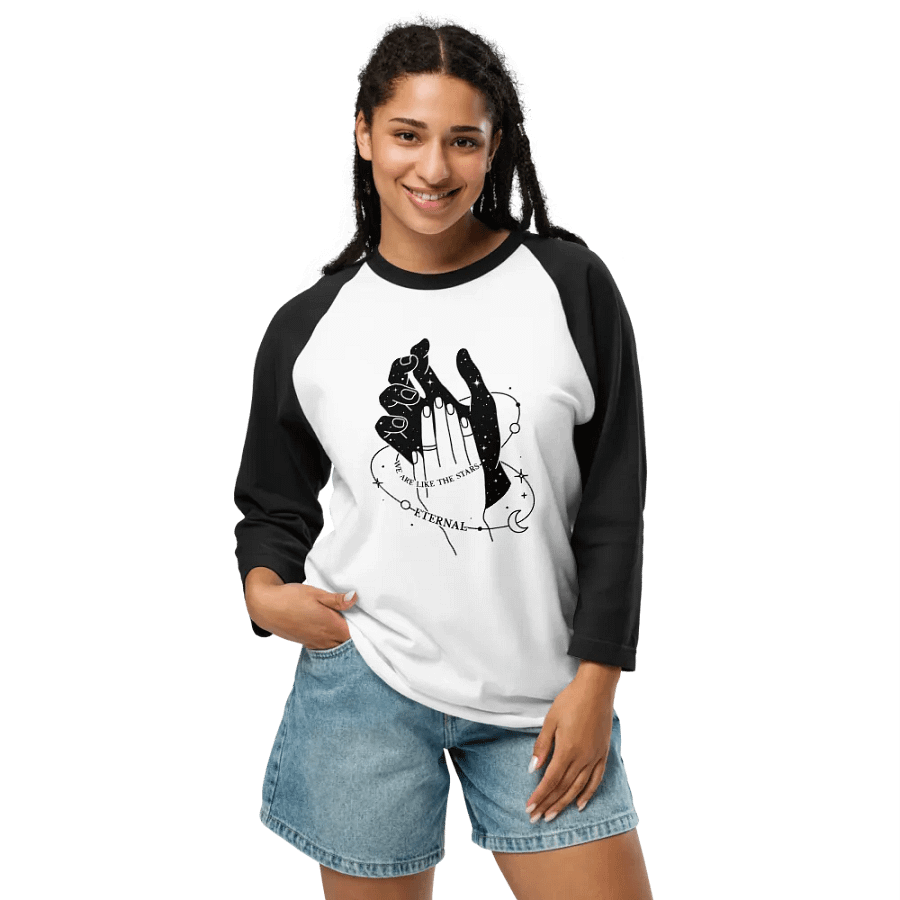We Are Like The Stars Fine Jersey Raglan Tee product image (38)